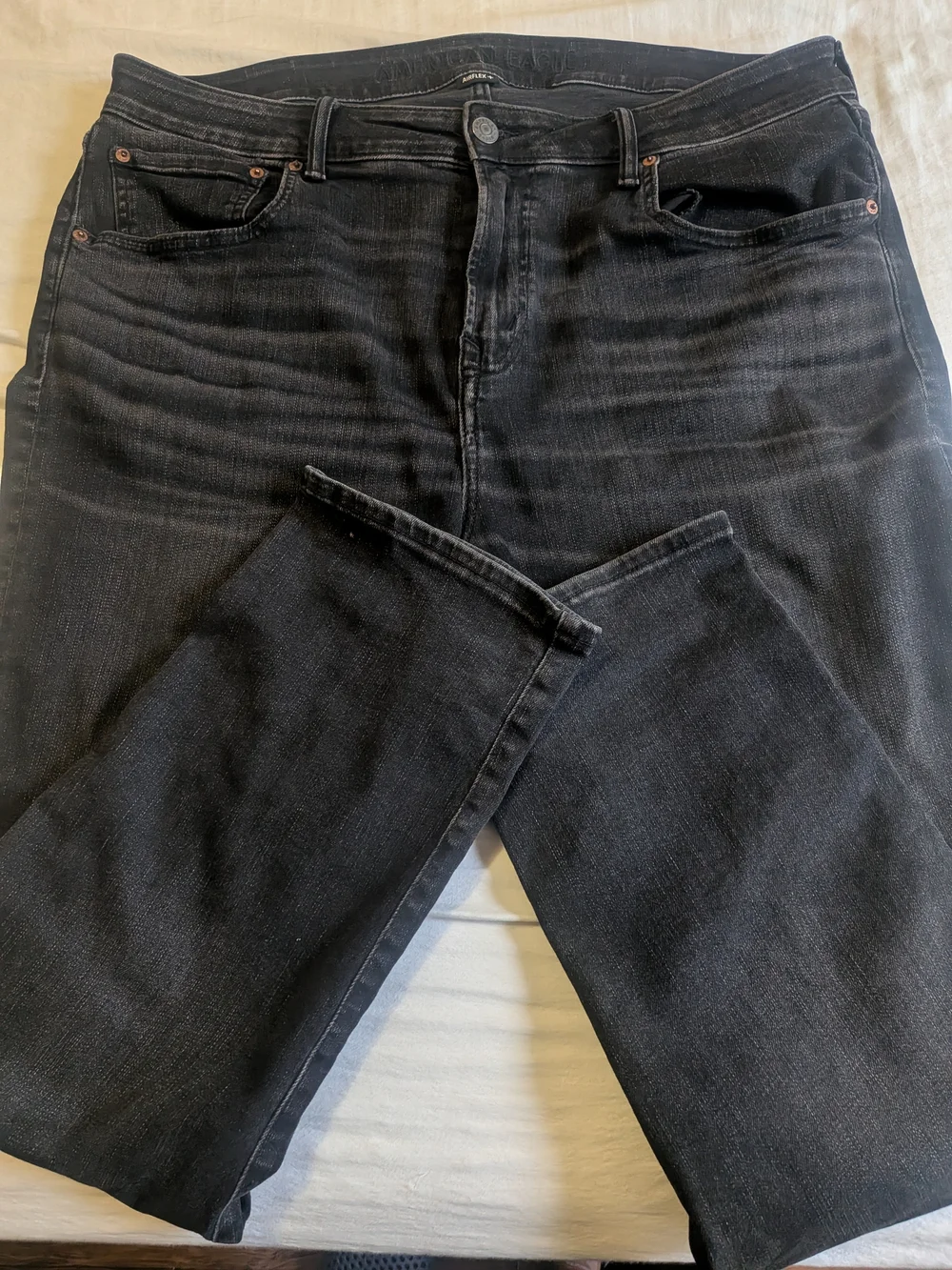 Men's American Eagle Outfitters Men’s Black Jeans - Athletic Straight Fit